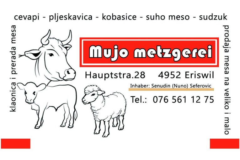 Novo Mujo Metzgerei Seferović i uz Švicarsko nacionalno jelo “Raclette” serviraju svoje bosanske ćevape…
