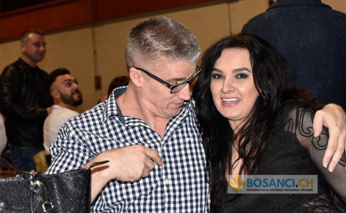 Slike sa Zabave u Ženevi Grupa Meraklije i Samira Jugović