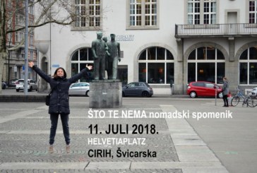 ŠTO TE NEMA putuje u Švicarsku ove godine i da će biti postavljen na Helvetiaplatz u CIRIHU 11. jula 2018.